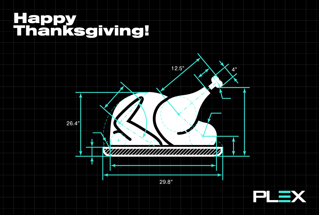 Happy Thanksgiving - Turkey Dimesions