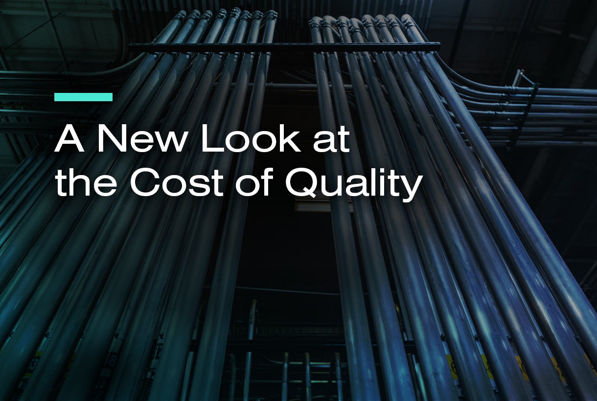 A New Look at the Cost of Quality