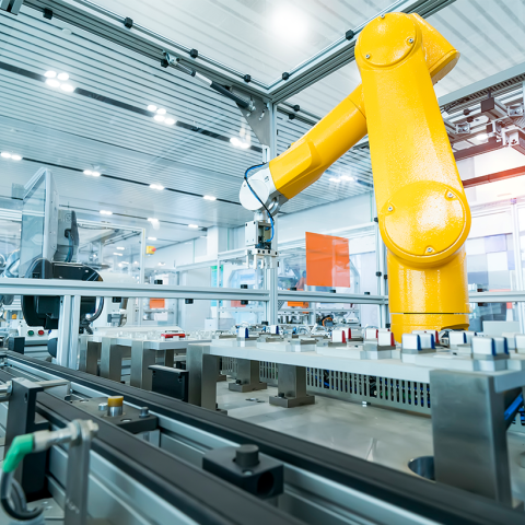 Automotive Manufacturing Factory Robots