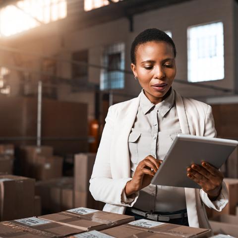 Connected Manufacturing Warehousing Logistics
