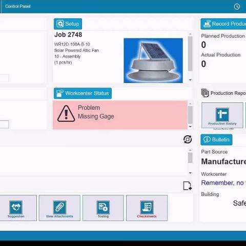 Aerospace Manufacturing ERP Demo