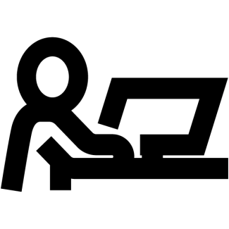 Person on Computer
